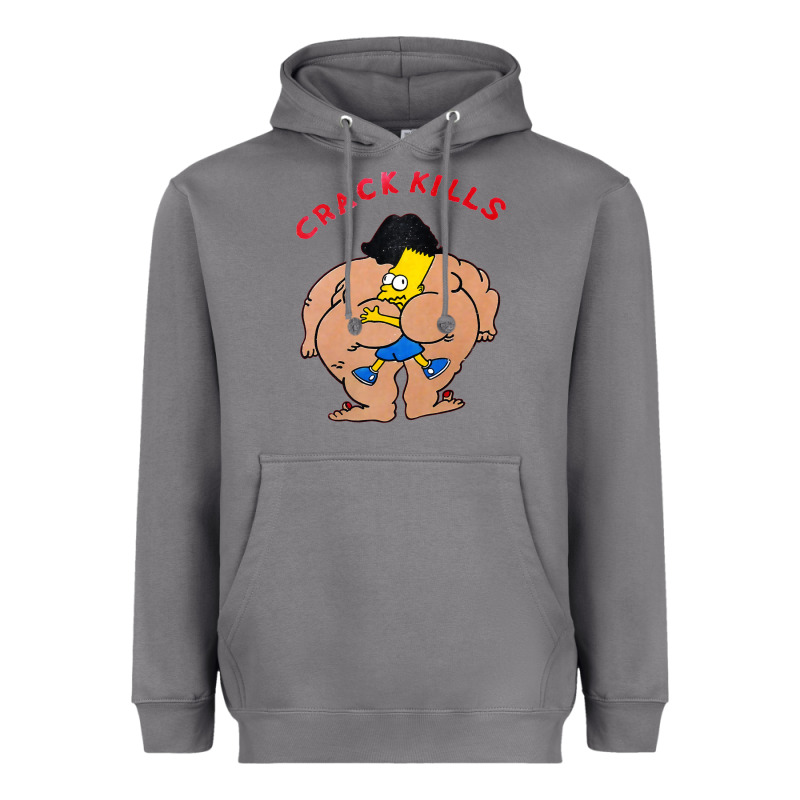 Bart Crack Kills Heavyweight Hoodie by linhVisuals | Teevron