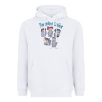 White barenaked ladies vintage 1993 cartoon Heavyweight Hoodie - linhVisuals