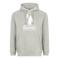 Moon Dust Red Dawn Wolverines Heavyweight Hoodie - linhVisuals