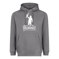 Storm Red Dawn Wolverines Heavyweight Hoodie - linhVisuals