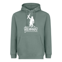 Sage Red Dawn Wolverines Heavyweight Hoodie - linhVisuals
