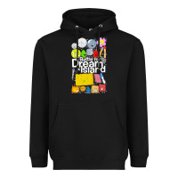 Black battle for dream island poster [tb] Heavyweight Hoodie - linhVisuals