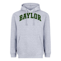 Heather Grey baylor [tw] Heavyweight Hoodie - linhVisuals