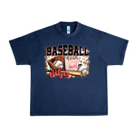 Navy baseball vibes Urban Heavy Tee - FaDigitalArtStudio