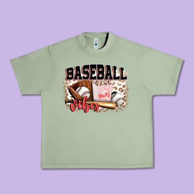 Baseball Vibes Urban Heavy Tee Designed By Fadigitalartstudio