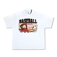 White baseball vibes Urban Heavy Tee - FaDigitalArtStudio