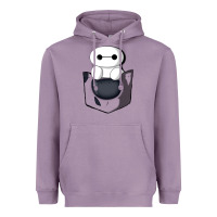 Lavender baymax in pocket Heavyweight Hoodie - linhVisuals