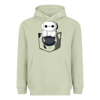 Matcha baymax in pocket Heavyweight Hoodie - linhVisuals