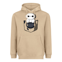 Mushroom baymax in pocket Heavyweight Hoodie - linhVisuals