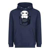 Baymax In Pocket Heavyweight Hoodie | Teevron