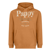 Meerkat Mens Pappy Because Grandpa Is For Old Guys Funny Heavyweight Hoodie - linhVisuals