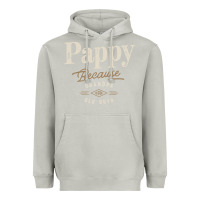 Moon Dust Mens Pappy Because Grandpa Is For Old Guys Funny Heavyweight Hoodie - linhVisuals
