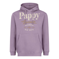 Lavender Mens Pappy Because Grandpa Is For Old Guys Funny Heavyweight Hoodie - linhVisuals