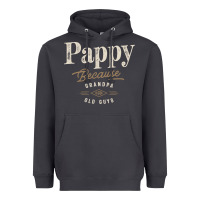 Smoke Mens Pappy Because Grandpa Is For Old Guys Funny Heavyweight Hoodie - linhVisuals