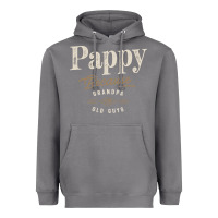 Storm Mens Pappy Because Grandpa Is For Old Guys Funny Heavyweight Hoodie - linhVisuals