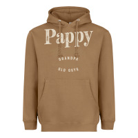 Toasted Coconut Mens Pappy Because Grandpa Is For Old Guys Funny Heavyweight Hoodie - linhVisuals