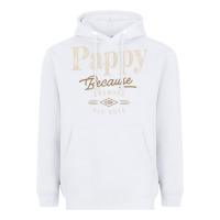 White Mens Pappy Because Grandpa Is For Old Guys Funny Heavyweight Hoodie - linhVisuals
