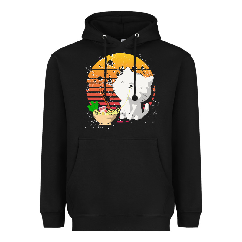 Cat T  Shirt Ramen Noodles Kawaii Cat T  Shirt Heavyweight Hoodie by linhVisuals | Teevron