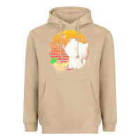 Mushroom cat t  shirt ramen noodles kawaii cat t  shirt Heavyweight Hoodie - linhVisuals