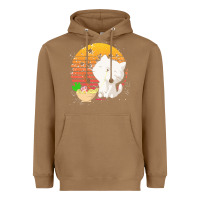 Toasted Coconut cat t  shirt ramen noodles kawaii cat t  shirt Heavyweight Hoodie - linhVisuals