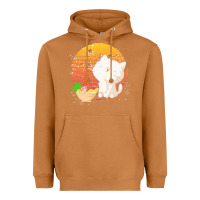 Meerkat cat t  shirt ramen noodles kawaii cat t  shirt Heavyweight Hoodie - linhVisuals