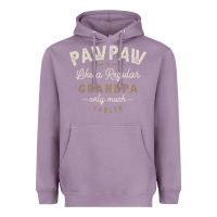 Lavender Mens Pawpaw Like a Regular Grandpa Funny Fathers Day Heavyweight Hoodie - linhVisuals