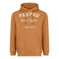 Meerkat Mens Pawpaw Like a Regular Grandpa Funny Fathers Day Heavyweight Hoodie - linhVisuals