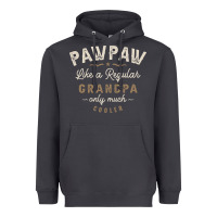 Smoke Mens Pawpaw Like a Regular Grandpa Funny Fathers Day Heavyweight Hoodie - linhVisuals