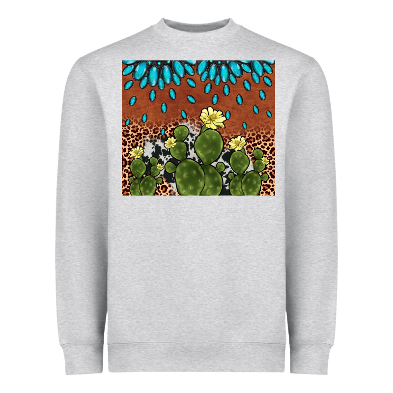Cactus Gemstone Heavyweight Sweatshirt by AdoDesignShop | Teevron