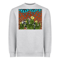 Heather Grey cactus gemstone Heavyweight Sweatshirt - AdoDesignShop