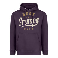 Plum Mens Best Grumpa Ever Funny Grandpa Heavyweight Hoodie - linhVisuals