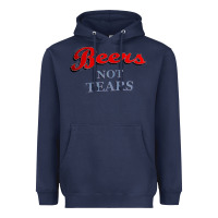 Navy beers not tears Heavyweight Hoodie - linhVisuals