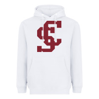 White santa clara br Heavyweight Hoodie - linhVisuals