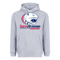 Heather Grey south alabam Heavyweight Hoodie - linhVisuals