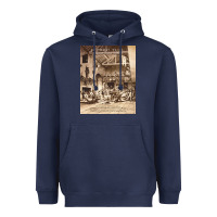 Navy Jethro Tull Heavyweight Hoodie - linhVisuals