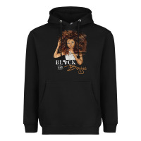 Black black and boujee [tb] Heavyweight Hoodie - linhVisuals