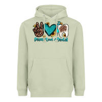 Matcha peace love dental Heavyweight Hoodie - JahusDesignShop
