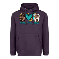 Plum peace love dental Heavyweight Hoodie - JahusDesignShop