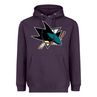 Plum the-san-jose-sharks-pen Heavyweight Hoodie - linhVisuals
