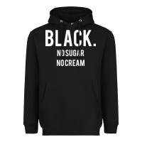 Black black no sugar no cream 02 [tb] Heavyweight Hoodie - linhVisuals