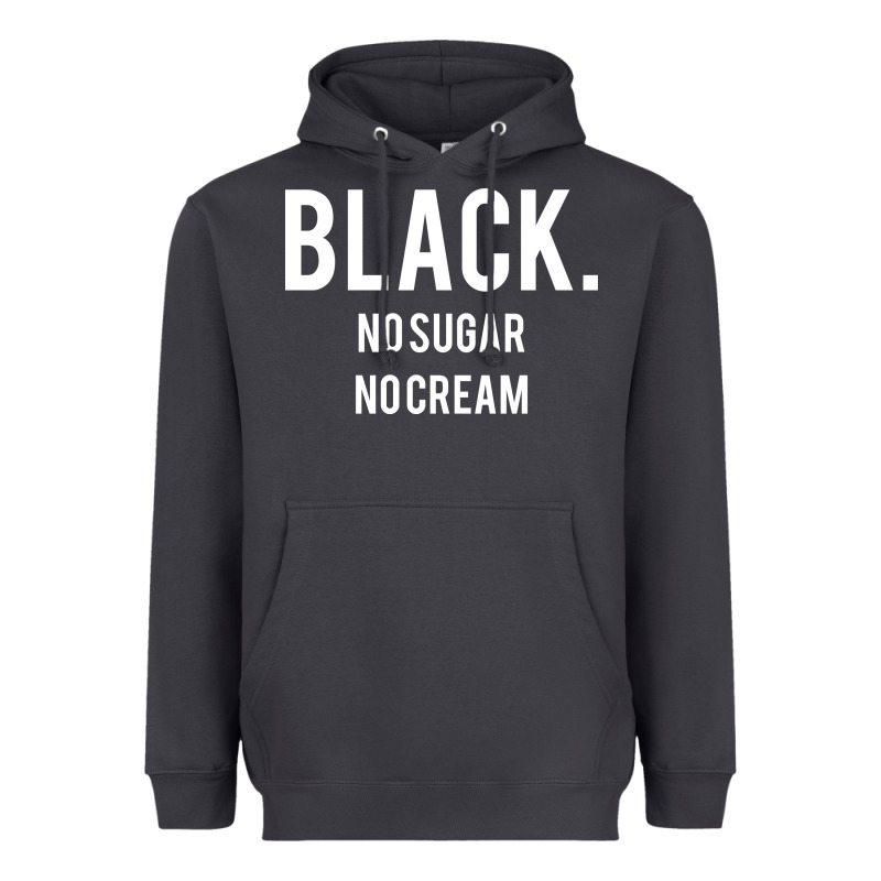 Black No Sugar No Cream 02 [tb] Heavyweight Hoodie by linhVisuals | Teevron
