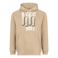 Mushroom blackout boyz black Heavyweight Hoodie - linhVisuals