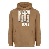 Toasted Coconut blackout boyz black Heavyweight Hoodie - linhVisuals