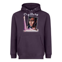 Plum cry baby title Heavyweight Hoodie - linhVisuals