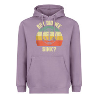Lavender mens funny boating shirt but did we sink rope anchor boat captain tank Heavyweight Hoodie - linhVisuals