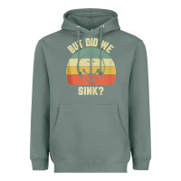 Sage mens funny boating shirt but did we sink rope anchor boat captain tank Heavyweight Hoodie - linhVisuals