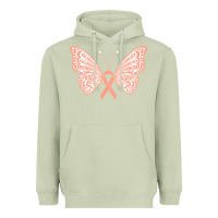 Matcha gynecologic cancer support t  shirt gynecological cancer awareness pea Heavyweight Hoodie - linhVisuals