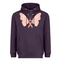 Plum gynecologic cancer support t  shirt gynecological cancer awareness pea Heavyweight Hoodie - linhVisuals