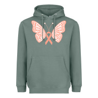 Sage gynecologic cancer support t  shirt gynecological cancer awareness pea Heavyweight Hoodie - linhVisuals