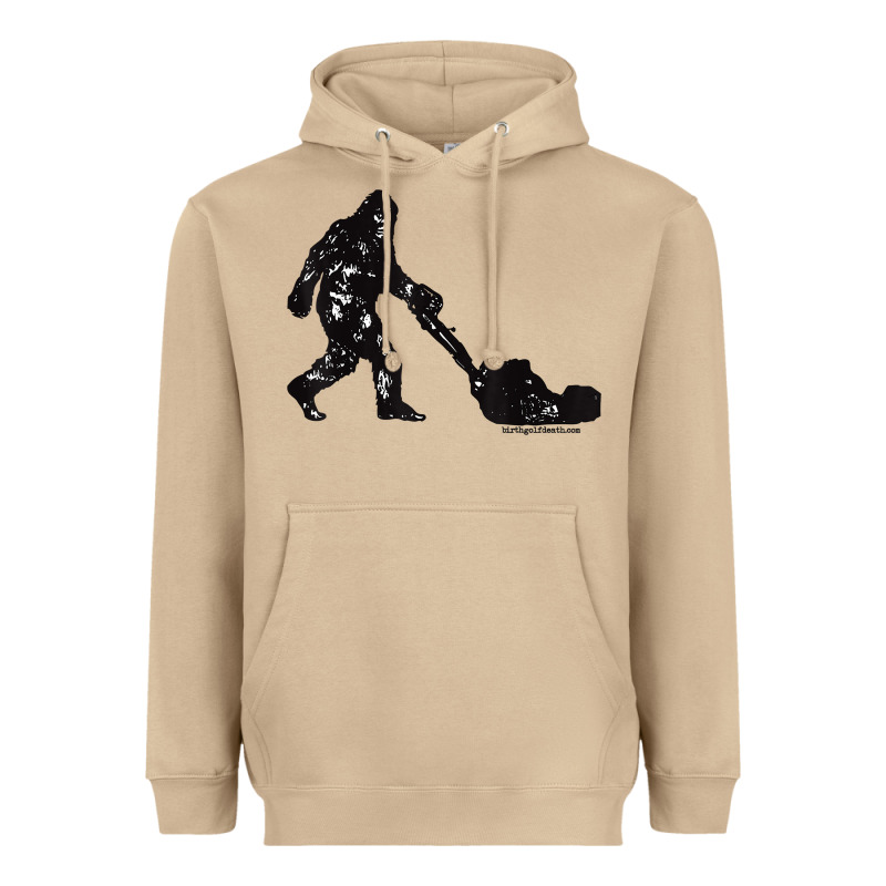 Mens Mowing Bigfoot   Golf Course Superintendent Maintenance Turf T Sh Heavyweight Hoodie by linhVisuals | Teevron